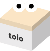 小さなキューブ型ロボットトイ・toio（トイオ）