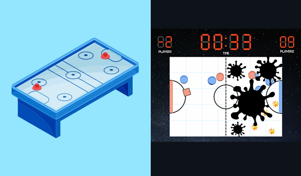 対戦!toioでエアホッケー