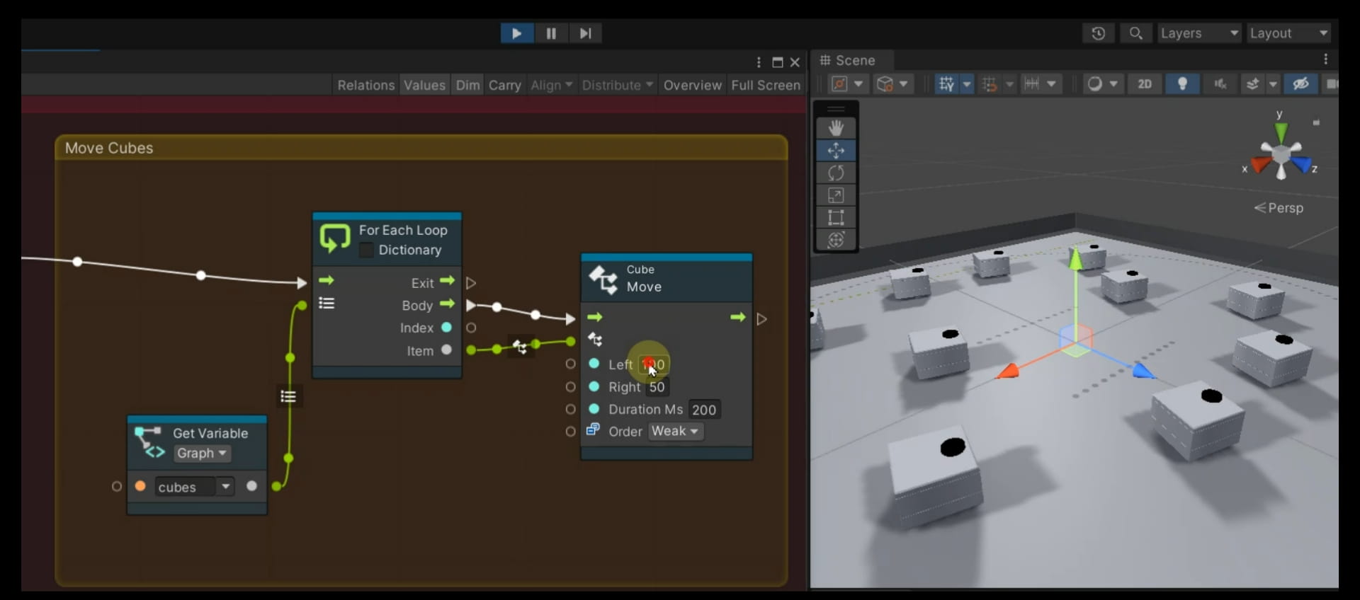 Unity用開発環境画面